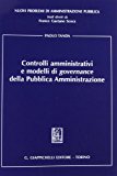 Controlli amministrativi e modelli di governance della pubblica amministrazione