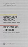 Dizionario giuridico italiano-spagnolo, spagnolo-italiano