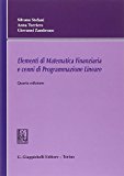 Elementi di matematica finanziaria e cenni di programmazione lineare