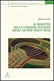 Il dialetto nella canzone italiana degli ultimi venti anni