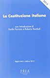 La Costituzione italiana. Aggiornata al 30 settembre 2013