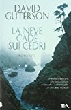 La neve cade sui cedri