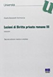 Lezioni di diritto privato romano: 3