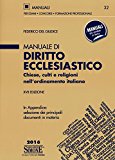 Manuale di diritto ecclesiastico. Chiese, culti e religioni nell’ordinamento italiano