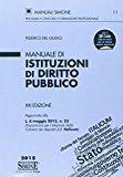 Manuale di istituzioni di diritto pubblico