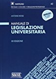 Manuale di legislazione universitaria