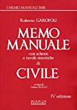 Memo manuale con schemi e tavole sinottiche di civile